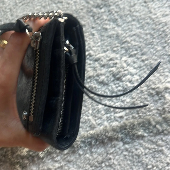 Botkier Crossbody bag Black leather silver hardware small rectangle - Picture 10 of 15